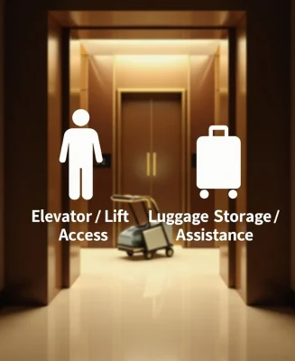 Elevator-lift access